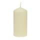 Bolsius Tall Pillar Candles Ivory 120mm (12 pack)