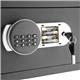 Bolero Standard Hotel Room Safe Black 200x310x200mm