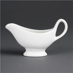 Olympia Whiteware Gravy Boats 180ml (Pack of 6)