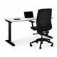 Sit-Stand Solo Height Adjustable Desk - 1800mm x 800mm White FU2005