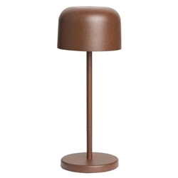 Olympia Siena Table Lamp Round Dome Chestnut 200mm