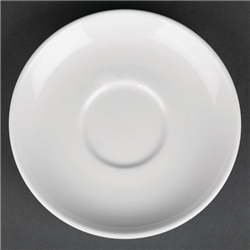 Royal Porcelain Classic White Espresso Cups Saucer 125mm (12 pack)