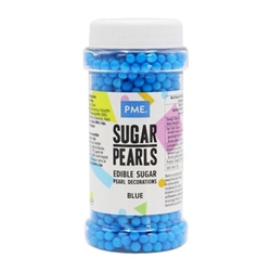 PME Sugar Pearls 100g - Blue