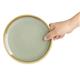 Olympia Kiln Moss Round Coupe Plates 180mm (6 Pack)