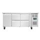 Polar U-Series Single Door and 4 Drawer Counter Fridge 358Ltr