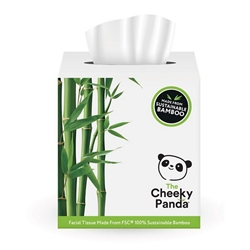 Cheeky Panda Facial Tissues Cube 56 Sheets (Pack of 12) 1103040