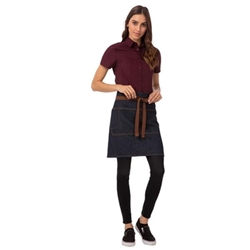 Chef Works Urban Memphis Half Bistro Apron Indigo