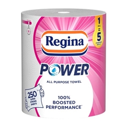 Regina Power All Purpose Kitchen Roll 2Ply (6x1 Rolls Pack)
