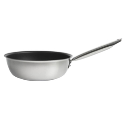 Matfer Bourgeat Tradition Stainless Steel Pro Non-Stick Sauté Pan 28cm