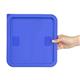 Hygiplas Square Food Storage Container Lid Blue Large