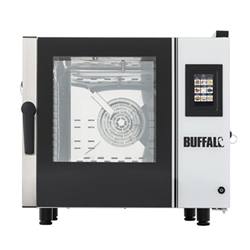 Buffalo Freestanding Smart Touchscreen Compact Combi Oven  6 x GN 1/1 with Installation Kit