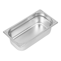 Vogue Heavy Duty Stainless Steel 1/3 Gastronorm Tray 100mm
