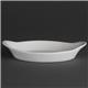 Olympia Whiteware Oval Eared Dishes 204mm (6 pack)