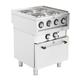 Buffalo 600 Series 4 Plate Electric Convection Oven Range