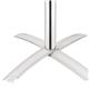 Bolero Round Flip Top Table Stainless Steel 600mm