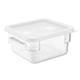 Hygiplas Square Food Storage Container Lid White Small