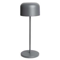 Olympia Siena Table Lamp Round Dome Grey 300mm