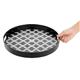 Olympia Kristallon PC Round Non Slip Tray With Handles 355mm