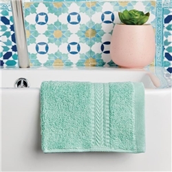 Mitre Essentials Nova Face Cloth Mint (10 Pack)