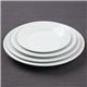 Olympia Athena Wide Rimmed Plates 228mm/9" White (12 Pack)