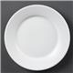 Olympia Whiteware Wide Rimmed Plates 230mm (12 Pack)