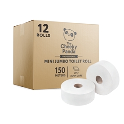 Cheeky Panda 2-Ply Mini Jumbo Roll 150m (Pack of 12) PFMINJRL12