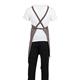 Southside Cotton Canvas Bib Apron Washed Grey