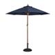 Bolero Round Parasol 3m Diameter Navy Blue