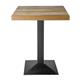 Bolero Pre-Drilled Square Table Top Urban Dark 600mm