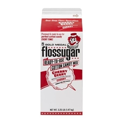 Flossugar Cherry Ready to Use Cotton Candy Mix 1.47kg