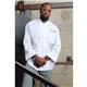 Chef Works Calgary Cool Vent Unisex Chef Jacket White L