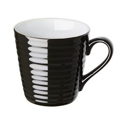 Olympia Cafe Aroma Mug Black - 340ml (6 pack)