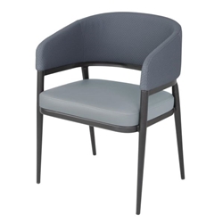 Bolero Meridian Interior Chairs - Stone Blue (2 Pack)