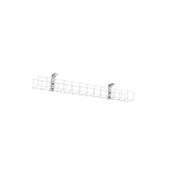 Cable Basket - White (950x100x50mm f/w 2 no. mounting brackets)