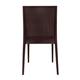 Bolero PP Rattan Bistro Side Chairs Brown (4 Pack)
