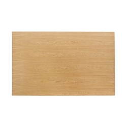 Bolero Pre-drilled Rectangular Table Top Natural Ash Veneer 1100 x 700mm
