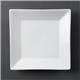 Olympia Whiteware Square Plates Wide Rim 250mm (6 pack)