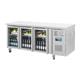 Polar U-Series 3 Door Counter Fridge with Glass Doors