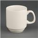 Olympia Ivory Stacking Mugs 285ml 10oz (12 pack)