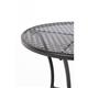 Bolero Black Steel Patterned Round Bistro Table Black 600mm