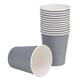Fiesta Recyclable Coffee Cups Single Wall Charcoal 225ml / 8oz (1000 Pack)