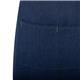 Southside Short Length Bib Apron Denim Blue with Tan Ties