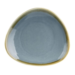 Olympia Kiln Triangular Plate Ocean 280mm (4 Pack)