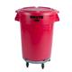 Rubbermaid BRUTE Container Red 121Ltr
