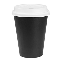 CaterBase Hot Cups and Lids Pack 12oz (300 Pack)