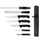 Hygiplas 7-Piece Starter Knife Set with 20cm Chef Knife & Roll Bag