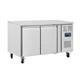 Polar U-Series Slimline Double Door Counter Fridge 228Ltr