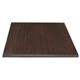 Special Offer Bolero Square Dark Brown Table Top and Base Combo