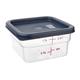 Hygiplas Square Food Storage Container Lid Blue Small