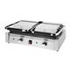 Buffalo Bistro Double Ribbed Contact Grill